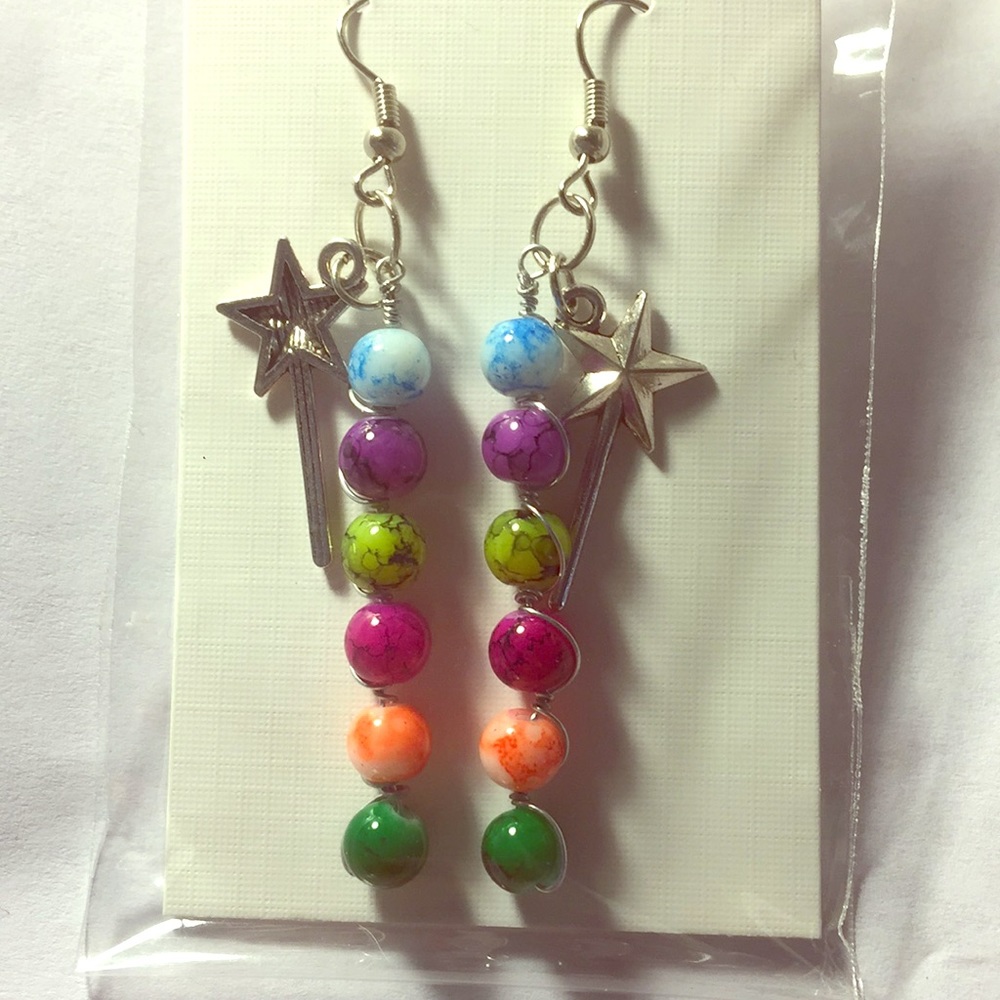Tortoises earrings with FREE ring